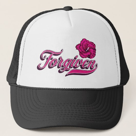 Vergeven Hibiscus Trucker Pet (Voorkant)
