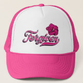 Vergeven Hibiscus Trucker Pet (Voorkant)