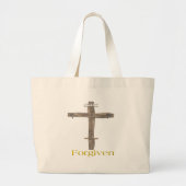 Vergeven kruis grote tote bag (Voorkant)