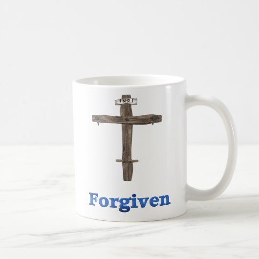 Vergeven kruis koffiemok (Rechts)