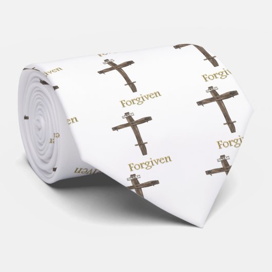 Vergeven kruis stropdas (Opgerold)