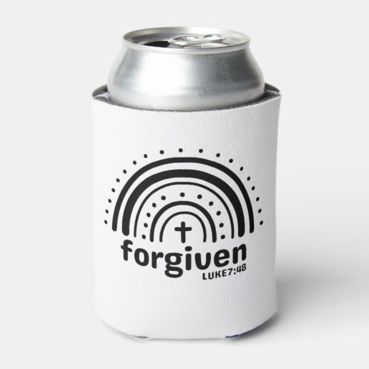 Vergeven Lucas 7:48 Christelijke Koelbox Blikjeskoeler (Blikje Voorkant)