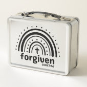 Vergeven Luke 7:48 Christelijk Lunch Box (Achterkant)
