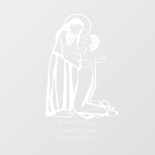 Vergeven Prodigal Son afbeelding Raamsticker (Vel)