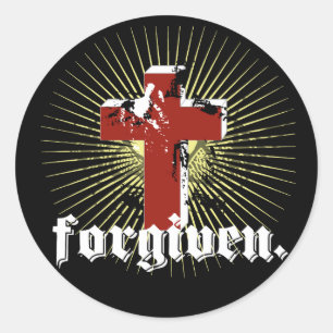 vergeven ronde sticker