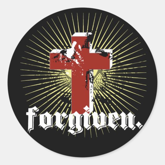 vergeven ronde sticker (Voorkant)