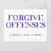 Vergeven van strafbare feiten briefkaart (Voorkant)