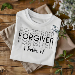 Vergeven voor mannen en vrouwen Christelijk T-shir T-shirt
