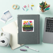 VERGEVING BRINGT GENEZING STICKER (iPad Cover)