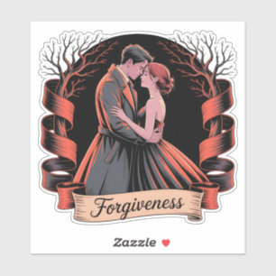 Vergeving Fantasy Romance Graphic Sticker