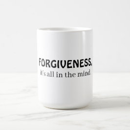 Vergeving, het zit allemaal in je hoofd koffiemok