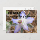 Vergeving is het opgeven van de hoop op een... briefkaart (Voorkant / Achterkant)