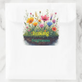 Vergeving is nodig voor genezing vierkante sticker (Tas)