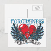 Vergeving is vrijheid briefkaart (Voorkant / Achterkant)
