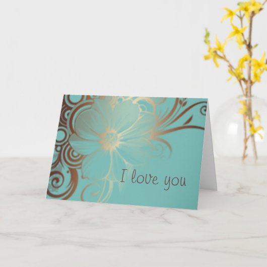 vergeving kaart (Gele Bloem)