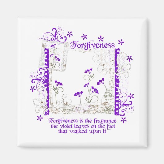 Vergeving Violet Magneet (Voorkant)