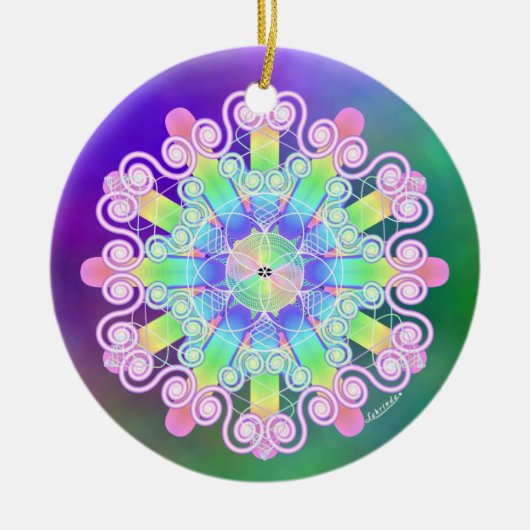 Vergeving/zachtjes Keramisch Ornament (Voorkant)