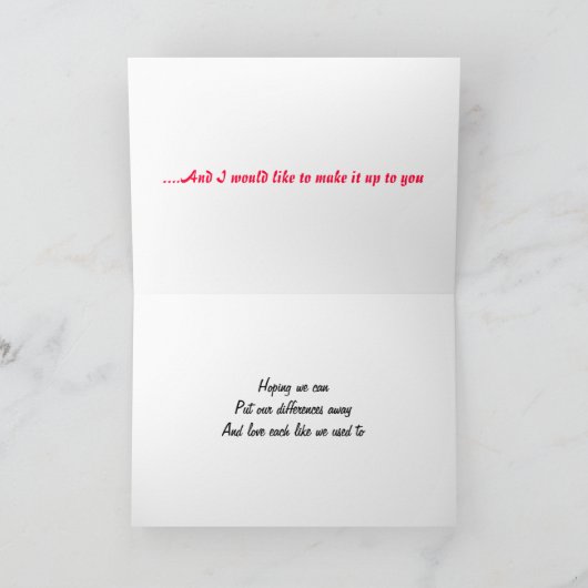 Vergevingskaarten Kaart (Binnen)