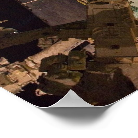 Vergezant en aarde poster (Hoek)