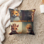 Vergiet twee wilde diervriendjes met kussen (Deken)