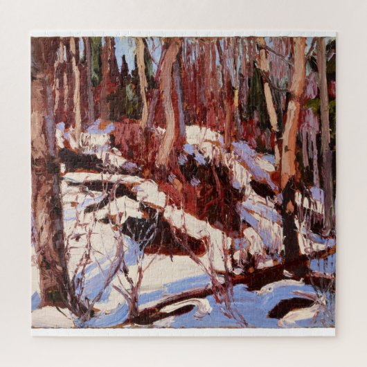 Vergieten in de Bossen, kunstschilderij Legpuzzel (Verticaal)