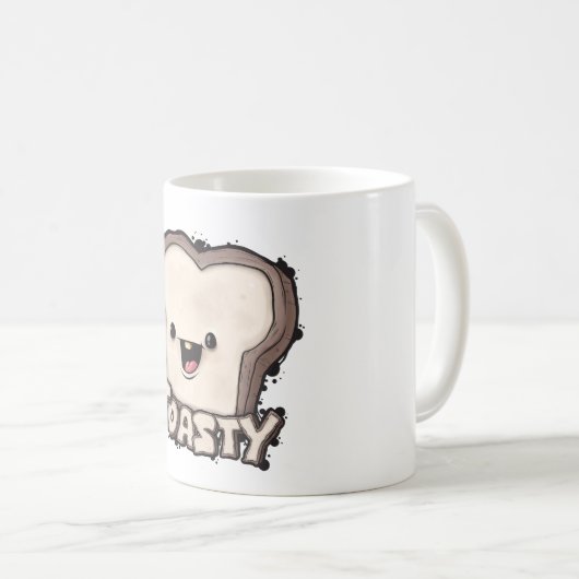 Vergieten van het smaakloze stuk gisten koffiemok (Voorkant rechts)