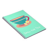 Vergif de thee voor theeliefhebbers notitieboek (Rechterzijde)