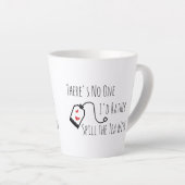 Vergif het Tea Funny Gezegde Gift for Friend Latte Mok (Rechterhoek)