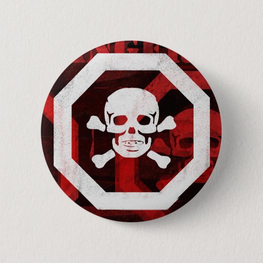 Vergif Ronde Button 5,7 Cm (Voorkant)