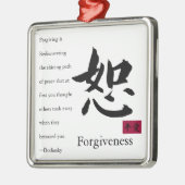 Vergiffenis 1 metalen ornament (Links)