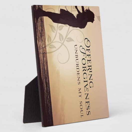 Vergiffenis aanbieden fotoplaat (Zijkant)