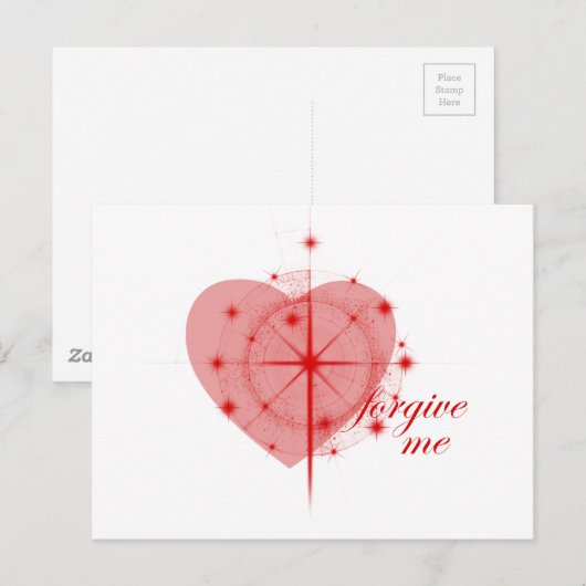 vergiffenis briefkaart (Voorkant / Achterkant)