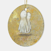 Vergiffenis genezing herstel spoken uit het verled keramisch ornament (Links)