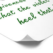 Vergiffenis is de gefragmenteerde - vergiffenissen poster (Hoek)