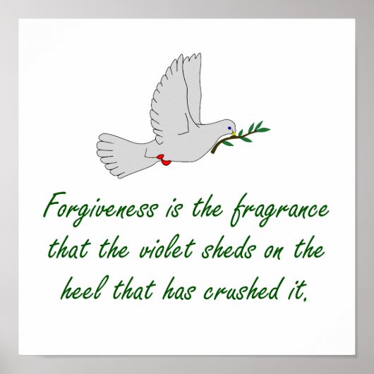 Vergiffenis is de gefragmenteerde - vergiffenissen poster (Voorkant)