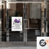 Vergiffenis is de gesel raamsticker (Kantoordeur)