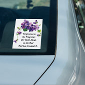 Vergiffenis is de geur van de Violet Sheds Vierkante Sticker