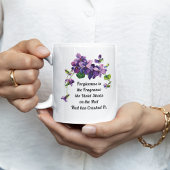 Vergiffenis is de geur van de Violet Sheds Vierkante Sticker