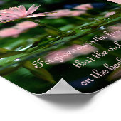 Vergiffenis is de geurstof die de violet omhult poster (Hoek)