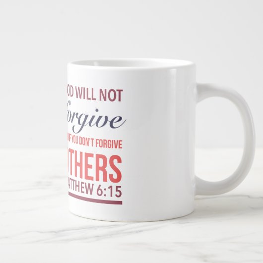 Vergiffenis - Jumbo-Mok Grote Koffiekop (Rechts)