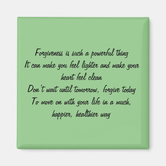 Vergiffenis Magnet (Voorkant)