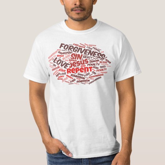 Vergiffenis T-Shirt (Voorkant)