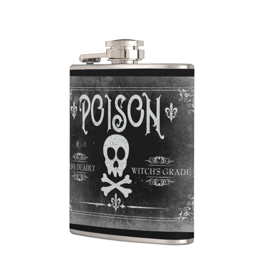 Vergifteetiket Heupfles (Links)