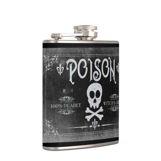 Vergifteetiket Heupfles (Rechts)