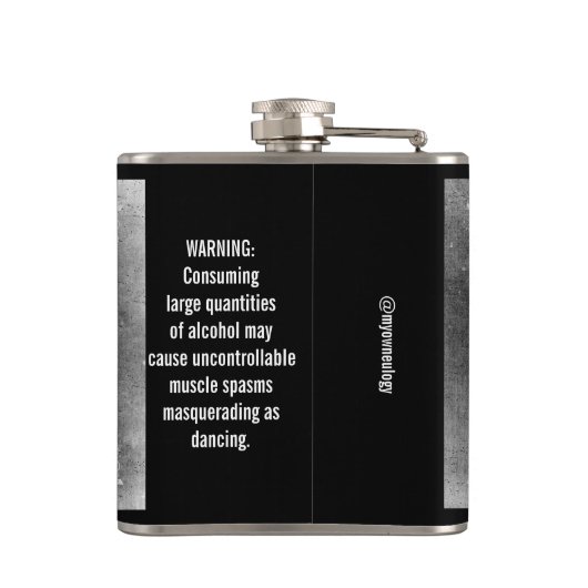 Vergifteetiket Heupfles (Achterkant)