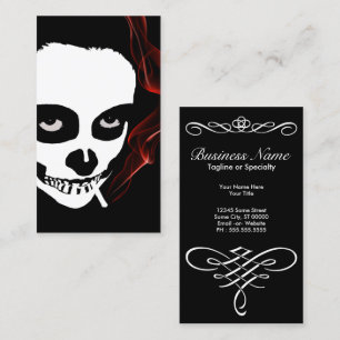 vergiftigde dood visitekaartje