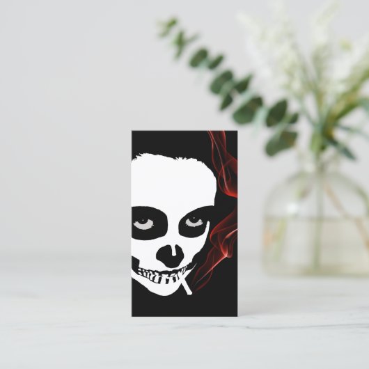 vergiftigde dood visitekaartje (Staand voorkant)