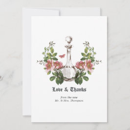 Vergiftiging Halloween Gothic Bedankkaart