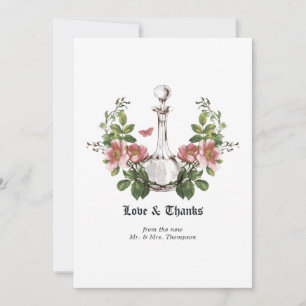 Vergiftiging Halloween Gothic Bedankkaart