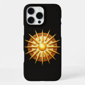 Vergina Sun Emblem – Ancient Macedonian Symbol iPhone Hoesje (Achterkant)